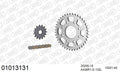 AFAM Reinforced Chain & Steel Sprocket Kit, 428 (OE Pitch) - Gold 102 link Reinforced chain, 15T steel/40T Steel sprockets