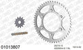 AFAM MX reinforced Chain & Steel Sprocket Kit, 520 (OE Pitch) - Gold 116 link MX reinforced chain, 13T steel/52T Steel sprockets – Honda CR125 2005–2007