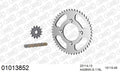 AFAM MX Racing Chain & Steel Sprocket Kit, 428 (OE Pitch) - Gold 118 link MX Racing chain, 13T steel/49T Steel sprockets