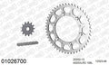 AFAM Xs-Ring Reinforced Plus Chain & Steel Sprocket Kit, 520 (OE Pitch) - Gold 108 link Xs-Ring Reinforced Plus chain, 13T steel/48T Steel s – Honda XR200R / 250 R 1986–1987