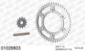 AFAM MX reinforced Chain & Steel Sprocket Kit, 520 (OE Pitch) - Gold 114 link MX reinforced chain, 13T steel/48T Steel sprockets – Honda CR250 2003