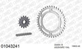 AFAM XS-ring Extra Reinforced Chain & Steel Sprocket Kit, 525 (OE Pitch) - Plain Steel 104 link XS-ring Extra Reinforced chain, 15T steel/40