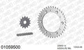 AFAM Xs-Ring Reinforced Plus Chain & Steel Sprocket Kit, 520 (OE Pitch) - Gold 96 link Xs-Ring Reinforced Plus chain, 14T steel/39T Steel sp