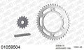 AFAM XS-ring Extra Reinforced Chain & Steel Sprocket Kit, 520 (OE Pitch) - Plain Steel 108 link XS-ring Extra Reinforced chain, 15T steel/45 – Honda NX 500 J 1988 / Honda NX650 Dominator 1988