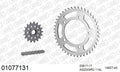 AFAM XS-ring Extra Reinforced Chain & Steel Sprocket Kit, 520 (OE Pitch) - Plain Steel 114 link XS-ring Extra Reinforced chain, 17T steel/43