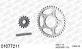 AFAM XS-ring Extra Reinforced Chain & Steel Sprocket Kit, 525 (OE Pitch) - Plain Steel 112 link XS-ring Extra Reinforced chain, 15T steel/40 – Honda CB 750 Nighthawk M,N,P,R,S,T,V,W,X,Y,1,2,3 1991–2003 / Honda CB750 Seven-Fifty 1995–1999