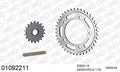 AFAM XS-ring Hyper reinforced Chain & Steel Sprocket Kit, 530 (OE Pitch) - Gold 110 link XS-ring Hyper reinforced chain, 18T steel/40T Steel – Honda CB1100 2014–2016 / Honda CB1100EX 2017–2019