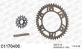 AFAM XS-ring super reinforced Chain & Alu Sprocket Kit, 520 conversion - Gold 108 link XS-ring super reinforced chain, 16T steel/46T Alu spr