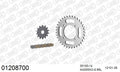 AFAM MX Racing Chain & Steel Sprocket Kit, 420 (OE Pitch) - Gold 86 link MX Racing chain, 14T steel/35T Steel sprockets