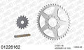 AFAM XS-ring standard Chain & Steel Sprocket Kit, 520 (OE Pitch) - Plain Steel 102 link XS-ring standard chain, 16T steel/45T Steel sprocket