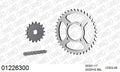 AFAM Reinforced Chain & Steel Sprocket Kit, 530 (OE Pitch) - Plain Steel 96 link Reinforced chain, 17T steel/39T Steel sprockets – Yamaha RD250 Aircooled 1976