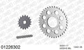 AFAM Reinforced Chain & Steel Sprocket Kit, 530 (OE Pitch) - Plain Steel 96 link Reinforced chain, 17T steel/39T Steel sprockets – Yamaha RD250 Aircooled 1979–1980