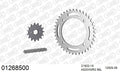 AFAM Xs-Ring Reinforced Plus Chain & Steel Sprocket Kit, 520 (OE Pitch) - Gold 98 link Xs-Ring Reinforced Plus chain, 15T steel/39T Steel sp