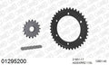 AFAM XS-ring Extra Reinforced Chain & Steel Sprocket Kit, 530 (OE Pitch) - Plain Steel 110 link XS-ring Extra Reinforced chain, 17T steel/40 – Yamaha FJ1200 1988–1995