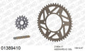 AFAM XS-ring Hyper reinforced Chain & Alu Sprocket Kit, 520 conversion - Gold 120 link XS-ring Hyper reinforced chain, 17T steel/47T Alu spr