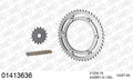 AFAM Reinforced Chain & Steel Sprocket Kit, 428 (OE Pitch) - Gold 130 link Reinforced chain, 16T steel/50T Steel sprockets – Suzuki DR125 SM 2009–2013