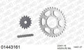 AFAM Xs-Ring Reinforced Plus Chain & Steel Sprocket Kit, 520 (OE Pitch) - Gold 98 link Xs-Ring Reinforced Plus chain, 16T steel/37T Steel sp