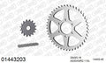 AFAM XS-ring Extra Reinforced Chain & Steel Sprocket Kit, 530 (OE Pitch) - Plain Steel 110 link XS-ring Extra Reinforced chain, 16T steel/45 – Suzuki GS450S / L / T 1982–1988 / Suzuki GSX400S / L / E / F 1982–1987