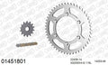 AFAM MX Racing GP Chain & Steel Sprocket Kit, 520 (OE Pitch) - Gold 116 link MX Racing GP chain, 14T steel/49T Steel sprockets – Suzuki RM-Z 450 R 2005–2007