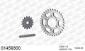 AFAM Reinforced Chain & Steel Sprocket Kit, 530 (OE Pitch) - Plain Steel 110 link Reinforced chain, 15T steel/33T Steel sprockets