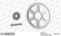 AFAM XS-ring Extra Reinforced Chain & Steel Sprocket Kit, 530 (OE Pitch) - Plain Steel 108 link XS-ring Extra Reinforced chain, 14T steel/45