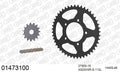 AFAM XS-ring super reinforced Chain & Steel Sprocket Kit, 520 (OE Pitch) - Gold 112 link XS-ring super reinforced chain, 15T steel/46T Steel – Suzuki Gladius 650 2009–2016