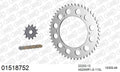 AFAM MX reinforced Chain & Alu Sprocket Kit, 520 (OE Pitch) - Gold 110 link MX reinforced chain, 12T steel/48T Alu sprockets – Suzuki PE175 1983–1984