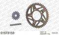 AFAM XS-ring Extra Reinforced Chain & Alu Sprocket Kit, 525 (OE Pitch) - Plain Steel 114 link XS-ring Extra Reinforced chain, 15T steel/45T