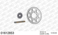 AFAM Reinforced Chain & Steel Sprocket Kit, 420 (OE Pitch) - Gold 90 link Reinforced chain, 13T steel/38T Steel sprockets