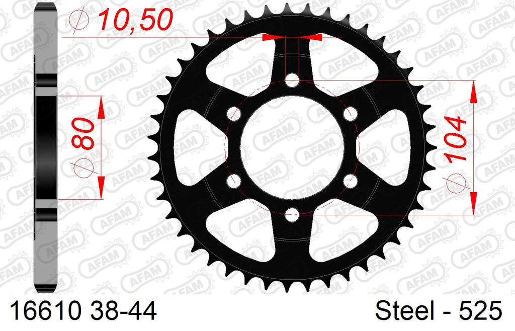 AFAM XS-ring Extra Reinforced Chain & Steel Sprocket Kit, 525 (OE Pitch) - Plain Steel 108 link XS-ring Extra Reinforced chain, 15T steel/40 – Kawasaki ZX-6R 1998–2001 / Kawasaki ZX-6R A1 2002