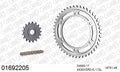 AFAM XS-ring super reinforced Chain & Steel Sprocket Kit, 530 (OE Pitch) - Gold 112 link XS-ring super reinforced chain, 17T steel/45T Steel