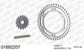 AFAM XS-ring super reinforced Chain & Steel Sprocket Kit, 530 (OE Pitch) - Gold 110 link XS-ring super reinforced chain, 17T steel/45T Steel – Kawasaki ZRX1100 1997–2000