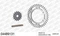 AFAM XS-ring super reinforced Chain & Steel Sprocket Kit, 530 (OE Pitch) - Gold 106 link XS-ring super reinforced chain, 16T steel/40T Steel – Cagiva Raptor / V Raptor 1000 2000–2005