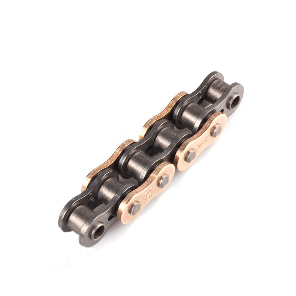 AFAM XS-ring super reinforced Chain & Steel Sprocket Kit, 525 (OE Pitch) - Gold 108 link XS-ring super reinforced chain, 16T steel/41T Steel