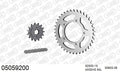 AFAM Reinforced Chain & Steel Sprocket Kit, 530 (OE Pitch) - Plain Steel 94 link Reinforced chain, 15T steel/38T Steel sprockets