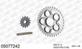 AFAM XS-ring Hyper reinforced Chain & Steel Sprocket Kit, 520 (OE Pitch) - Gold 96 link XS-ring Hyper reinforced chain, 14T steel/38T Steel