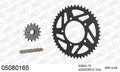 AFAM XS-ring super reinforced Chain & Steel Sprocket Kit, 520 (OE Pitch) - Gold 104 link XS-ring super reinforced chain, 15T steel/46T Steel (05080165)