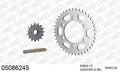AFAM XS-ring Extra Reinforced Chain & Steel Sprocket Kit, 520 (OE Pitch) - Plain Steel 96 link XS-ring Extra Reinforced chain, 15T steel/40T