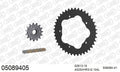 AFAM XS-ring Hyper reinforced Chain & Steel Sprocket Kit, 525 conversion PCD2 – Ducati Hypermotard 1100 2010–2012 / Ducati Monster 1000 S2R 2006–2008