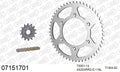 AFAM Xs-Ring Reinforced Plus Chain & Steel Sprocket Kit, 520 (OE Pitch) - Gold 116 link Xs-Ring Reinforced Plus chain, 14T steel/52T Steel s