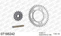 AFAM XS-ring Hyper reinforced Chain & Steel Sprocket Kit, 525 (OE Pitch) - Gold 108 link XS-ring Hyper reinforced chain, 17T steel/38T Steel