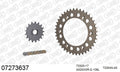 AFAM XS-ring super reinforced Chain & Alu Sprocket Kit, 520 conversion - Gold 108 link XS-ring super reinforced chain, 17T steel/40T Alu spr