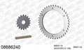 AFAM XS-ring Extra Reinforced Chain & Steel Sprocket Kit, 530 (OE Pitch) (08686240)