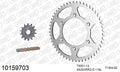 AFAM Xs-Ring Reinforced Plus Chain & Steel Sprocket Kit, 520 (OE Pitch) - Gold 118 link Xs-Ring Reinforced Plus chain, 14T steel/52T Steel sprockets