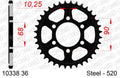 AFAM Rear Sprocket, 520 (OE Pitch), Steel - 36T (orig size) – Honda CB300R 2018–2026