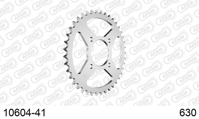 AFAM Rear Sprocket, 630 (OE Pitch), Steel - 41T (orig size) – Honda CB750F1 / F2 1978 / Honda CB750K 1978