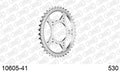 AFAM Rear Sprocket, 530 (OE Pitch), Steel - 41T (orig size) (10605-41)