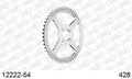 AFAM Rear Sprocket, 428 (OE Pitch), Steel - 54T (orig size) – Yamaha TT-R125 L 2000–2001