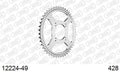 AFAM Rear Sprocket, 428 (OE Pitch), Steel - 49T (orig size) – Yamaha TT-R125 L 2002–2008