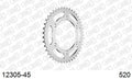 AFAM Rear Sprocket, 520 (OE Pitch), Steel - 45T (orig size) (12305-45)